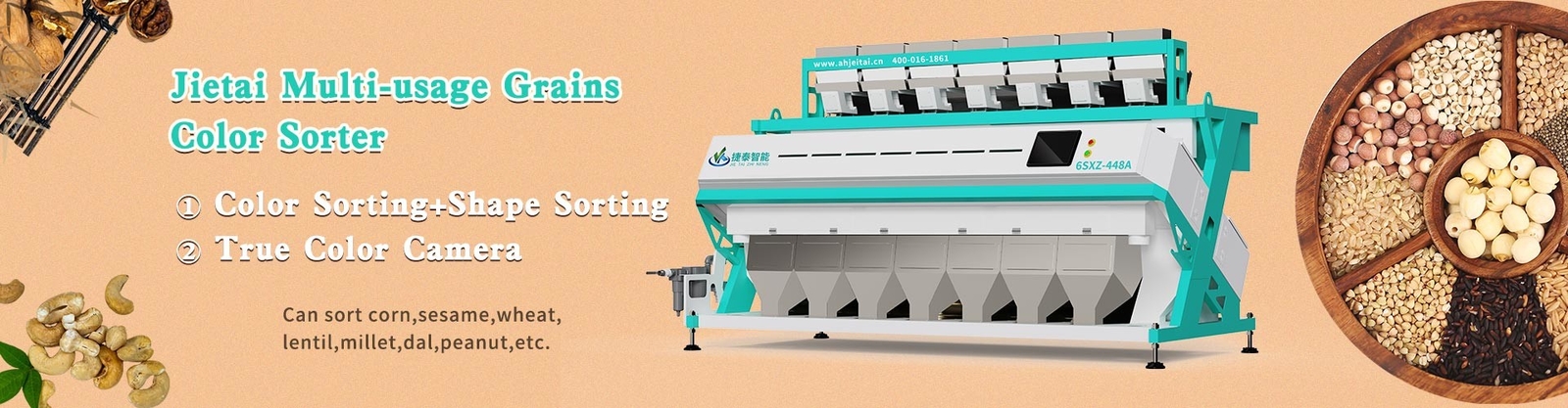 De Sorteerdersmachine van de korrelkleur