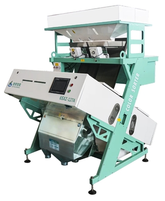 Plastic vlokken automatische kleurensorteermachine 2 stortkokers