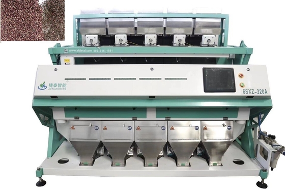 Trillende 5 Chutes 320 Kanalen Kruiden Kleur Sorter Rijst Kleur Sorter Machine