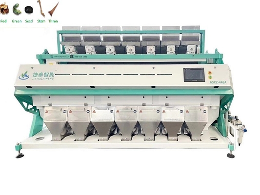 CCD RGB Pinda Rijst Kleur Sorteermachine 7 Chutes