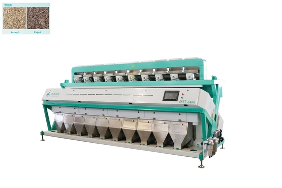 Hoognauwkeurige tarwe-maïssorteermachine 10 stortkokers 6kwh