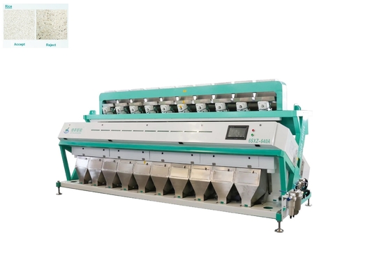 JIETAI HD rijstkleurensorteermachine voor het sorteren van grondstoffen 6KW