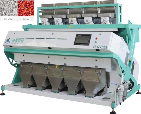 Voedselbosbes die Plastic Aangepaste Kleurensorteerdermachine 3kw recycleren