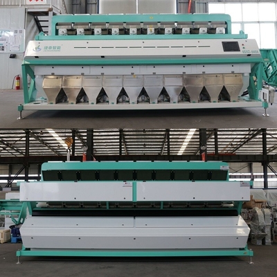 CCD 10 Chutes Optische kleurensorteermachine voor granen, noten, bonen