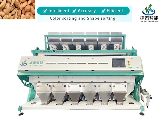 6 Chutes Voedsel Graan Sorteermachine Cashewnoot Kleur Sorter