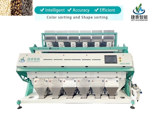 High Yield Sesame Color Sorter Optische Sorteermachine 6 Chutes 384 Channel