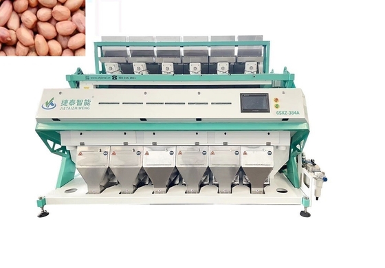 OEM 6 Chutes 384 Kanalen Pinda Kleur Sorter Machine Voor Cashewnoten Sorteren