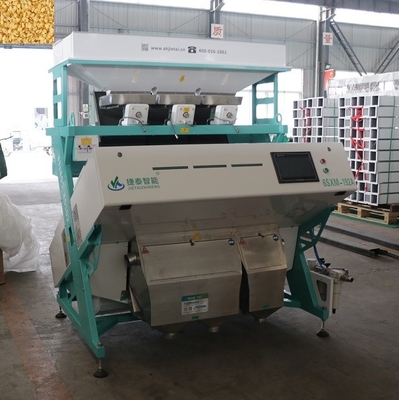 220V Intelligent Brown Mini Rice Color Sorter-apparatuur met CCD-sensor