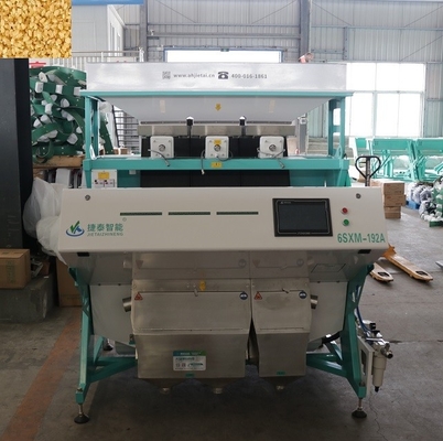 220V Intelligent Brown Mini Rice Color Sorter-apparatuur met CCD-sensor