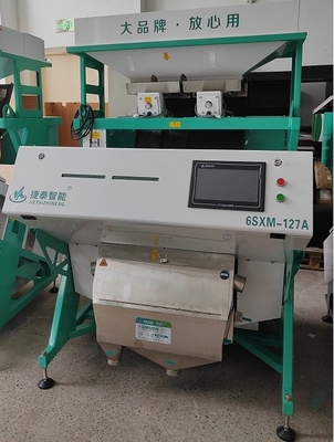 Intelligente CCD rijstkleur sorteermachine met 2 schachten 127 kanaal