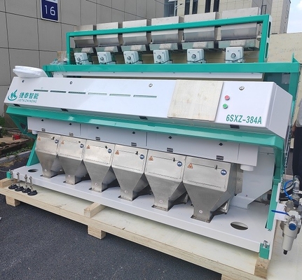 384 kanalen Maïs kleur sorteren machine Tarwe kleur scheiden machine