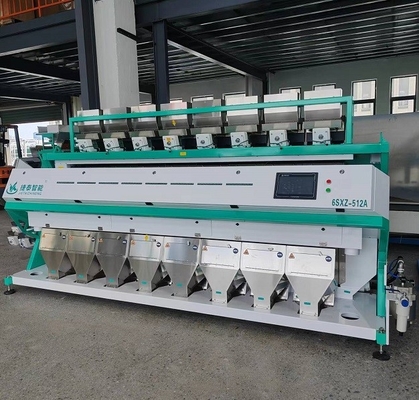 8 schachten Intelligente rijstkleur sorteermachine 220V / 50HZ